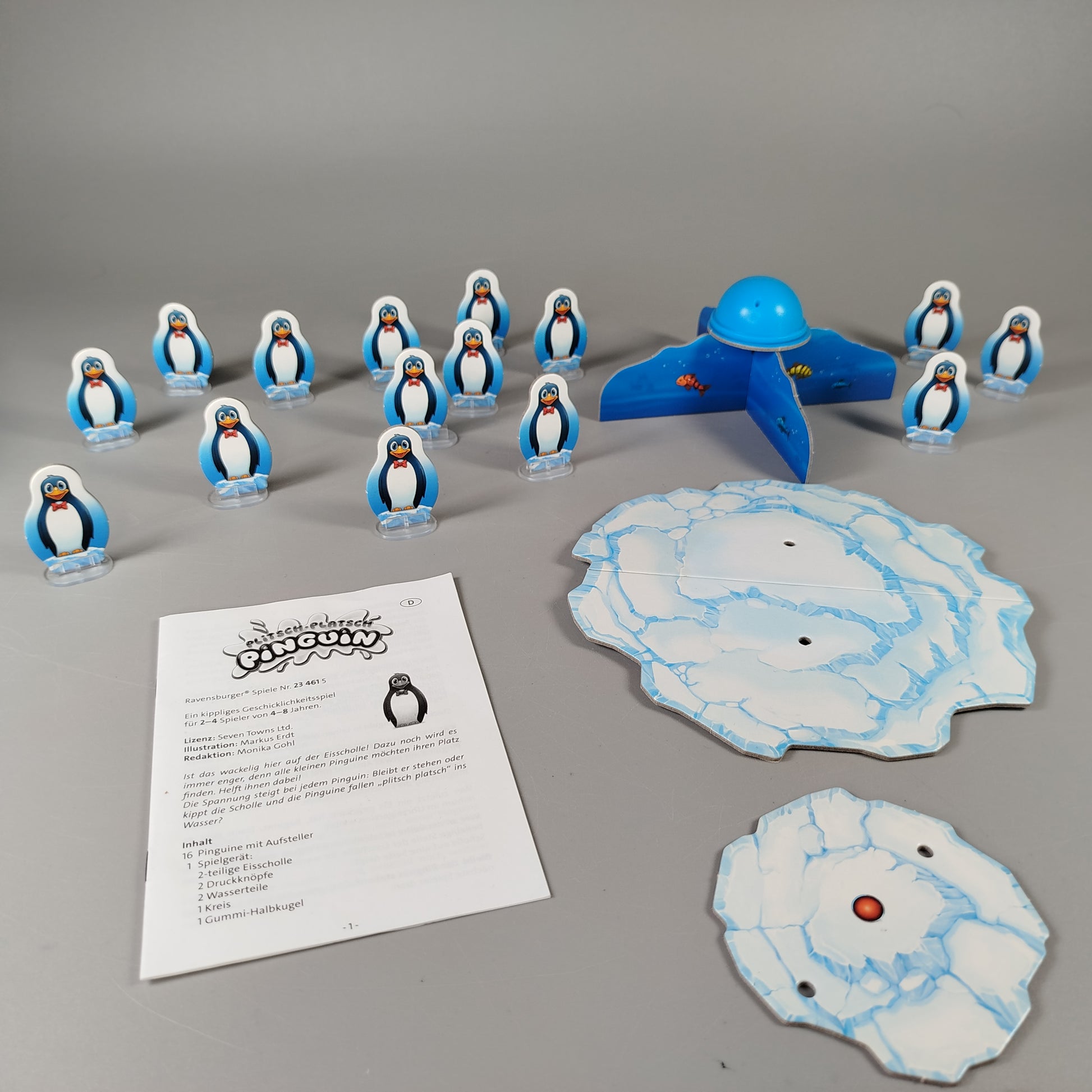 Ravensburger Brettspiel-Set – Plitsch-Platsch Pinguin & 2 Erste Spiele