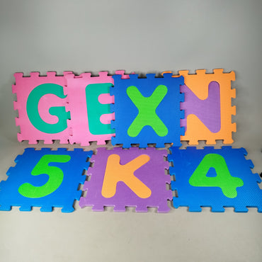 Schaumstoff Puzzlematte Alphabet & Zahlen ab 1 2 3 Jahre