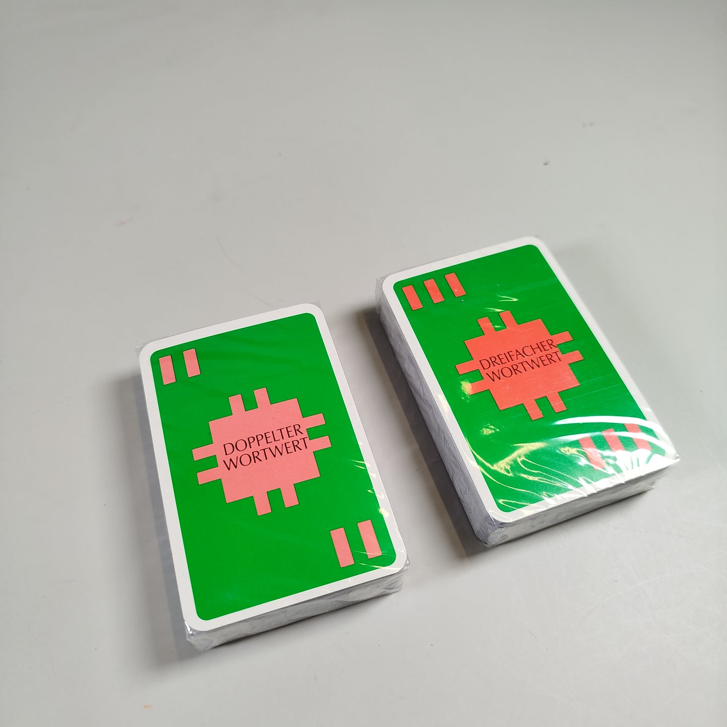 Scrabble Karten & Magnetisches Backgammon – Set, Vintage