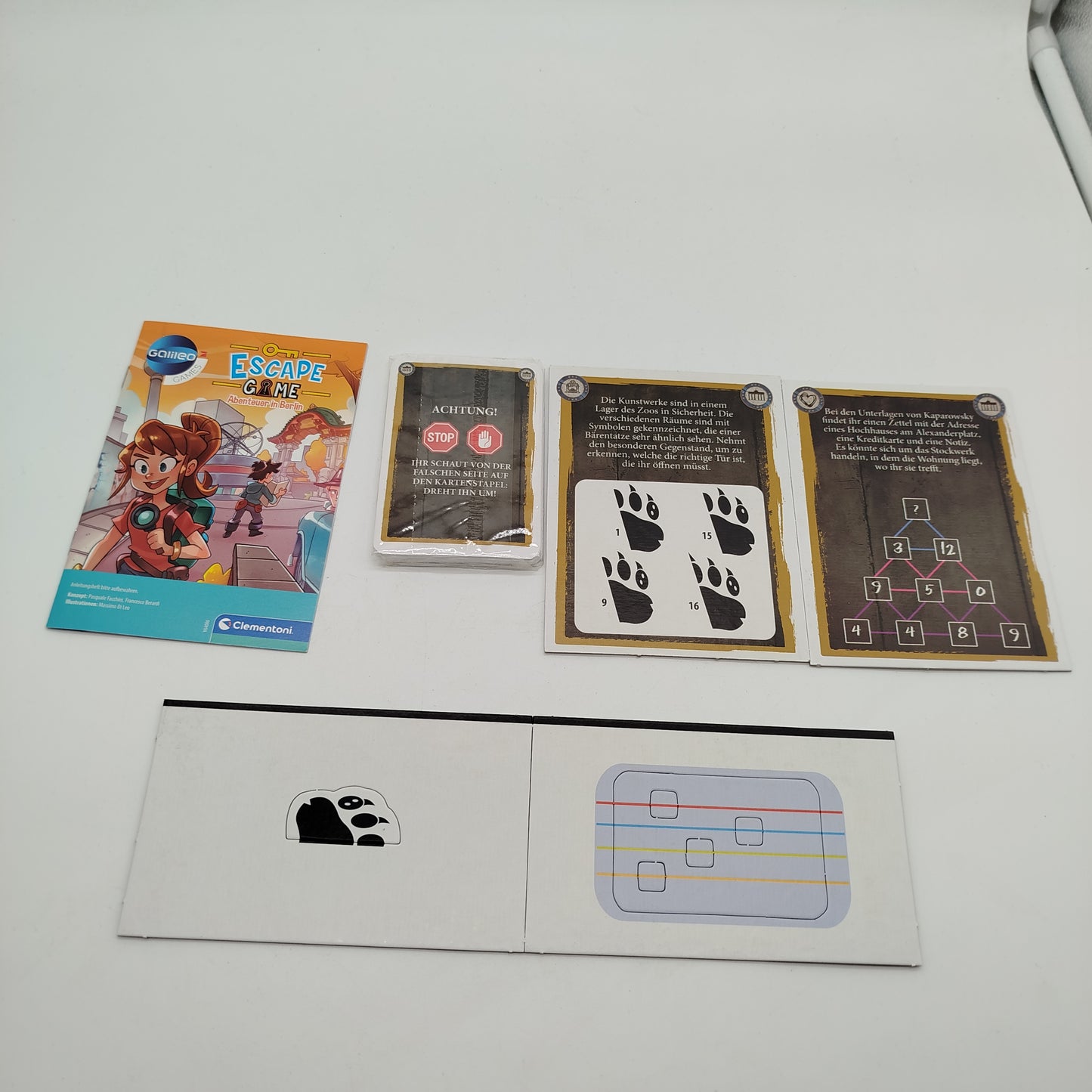 Clementoni Escape Game Abenteuer Berlin, Gesellschaftsspiel, OVP, neu