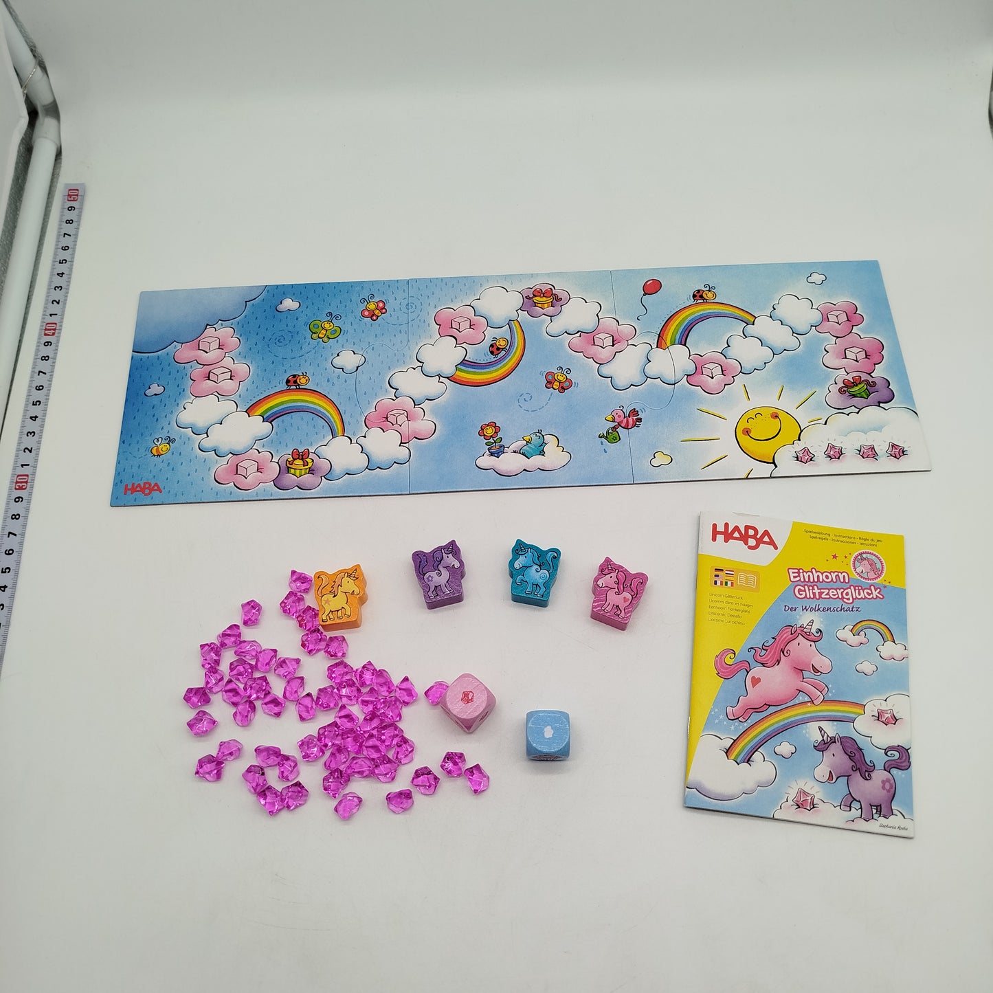 HABA Brettspiel – Einhorn Glitzerglück Der Wolkenschatz, OVP