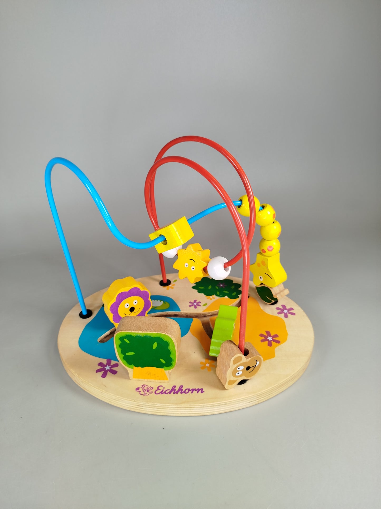 Eichhorn Holzspielzeug Set - Drahtlabyrinth & Nachzieh-Schildkröte, gut