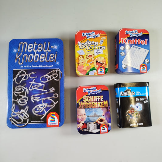 Schmidt Spiele Mini-Spieleset – Knobelspaß & Klassiker, wie neu