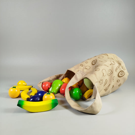Obst und Gemüse Spieleset – inkl. Stofftasche