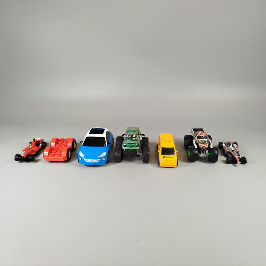 Fahrzeug Spielset – Set von 7 Fahrzeugen, kompatibel mit LEGO