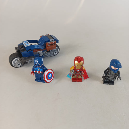 LEGO Bundle Marvel 76143 Figuren & Motorrad, ab 6 7 8 Jahre | ✅ geprüft