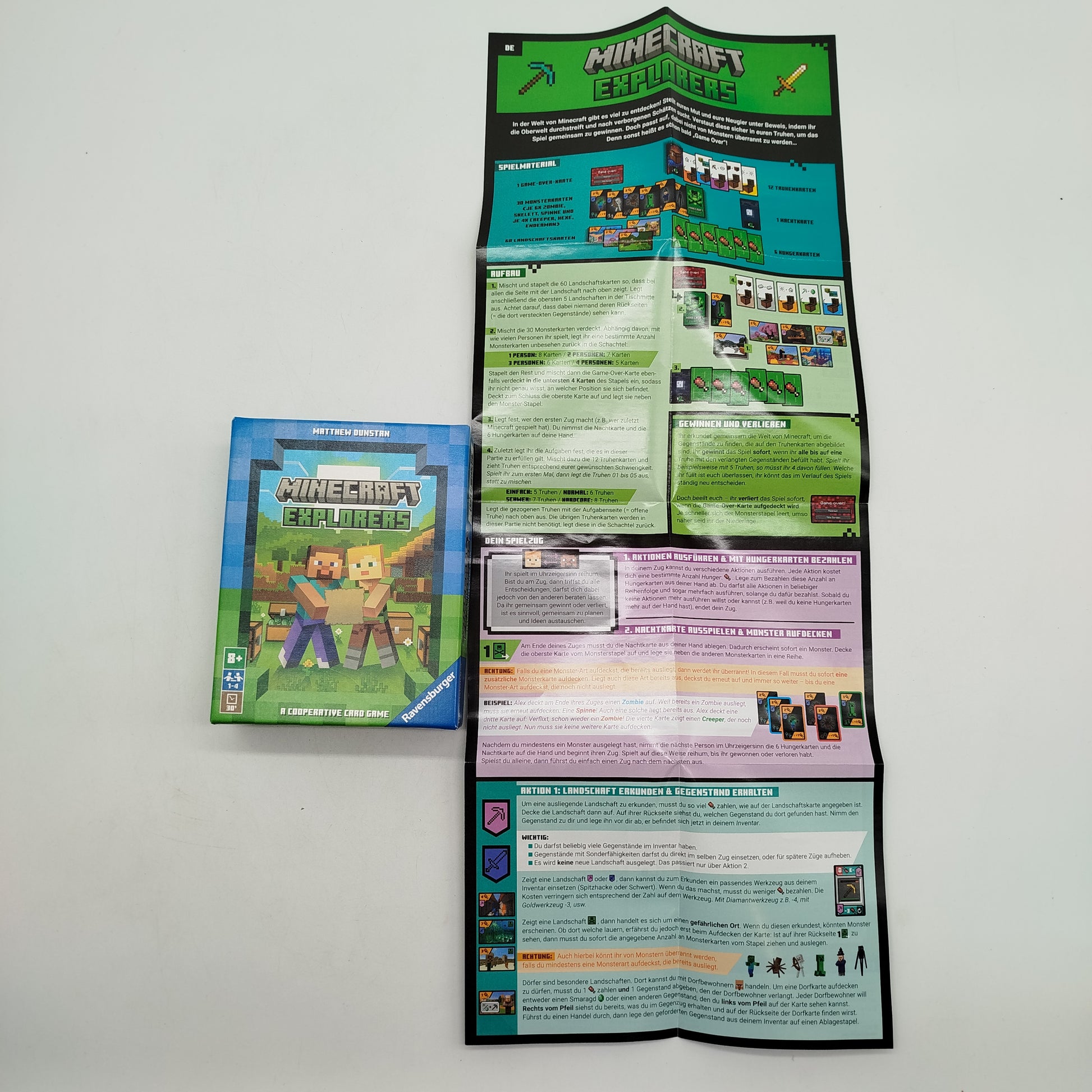 Ravensburger Kartenspiel – Minecraft Explorers, OVP