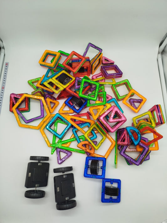 Magnetbausteine Set – Bunte Bausteine für Kinder, sehr guter Zustand