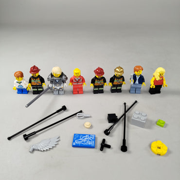 LEGO Bundle Minifiguren 8x Figuren & Zubehör