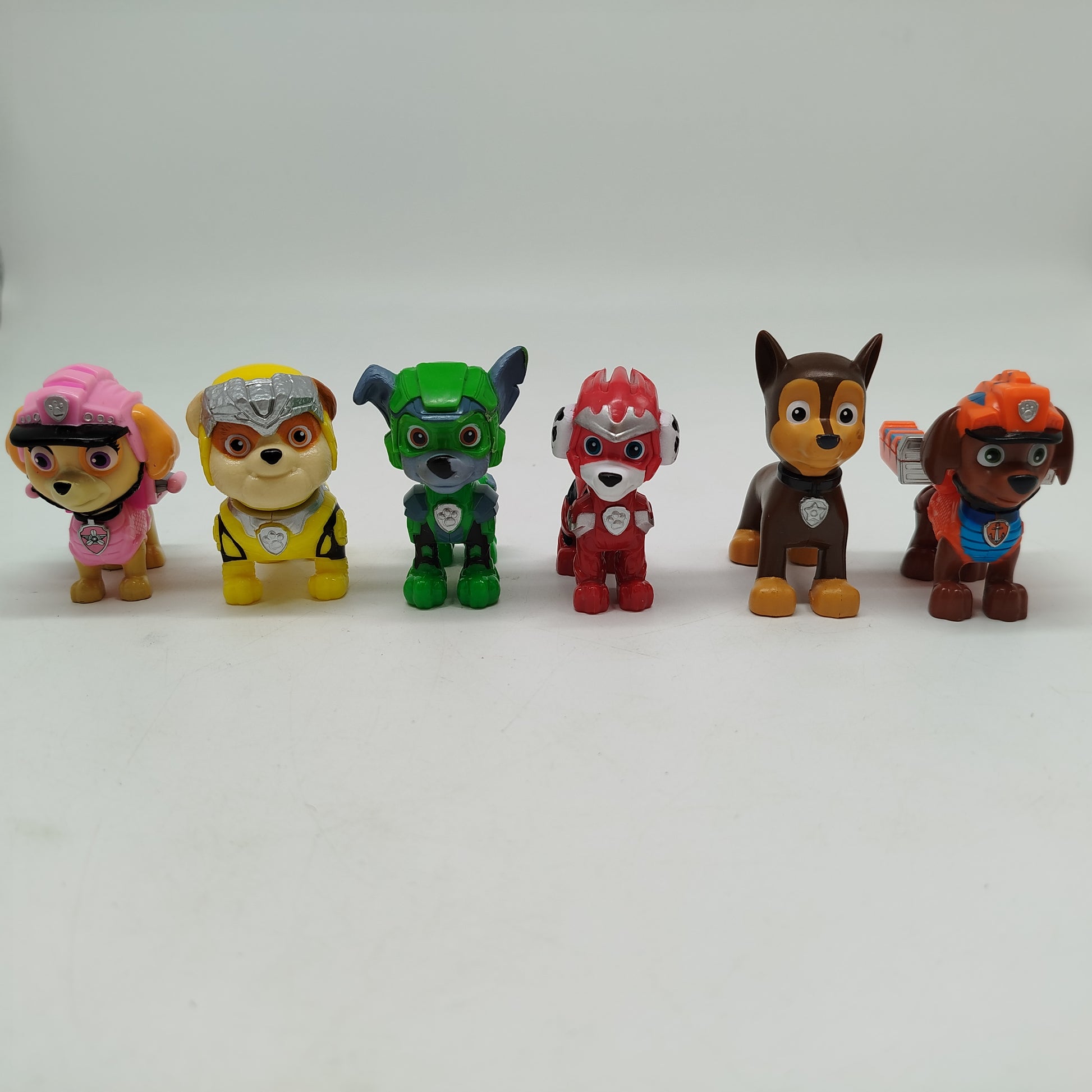 PAW Patrol Figuren-Set – Team Chase, Marshall, Skye, Rubble, Rocky & Zuma
