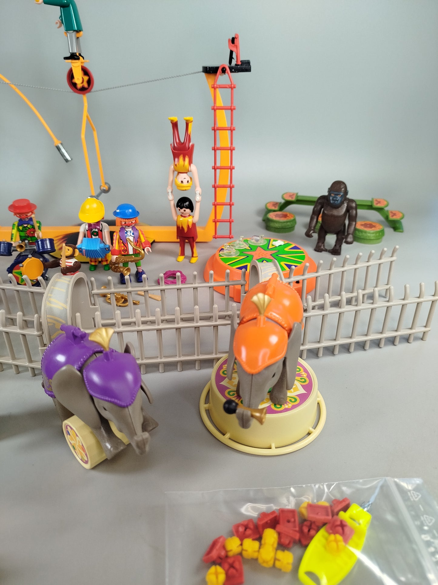 Playmobil vintage Zirkus-Set 4233, 4236 – Figuren & Tiere, wie neu