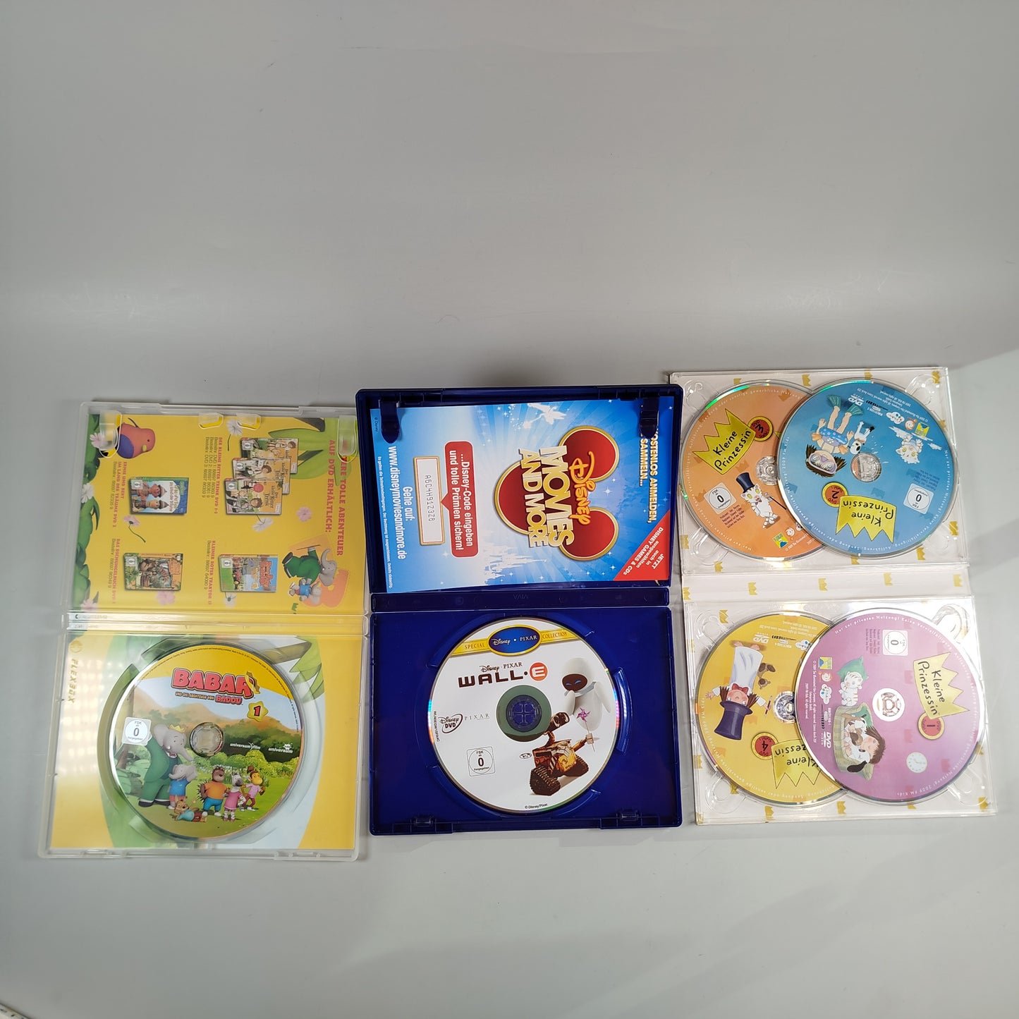 Kinder-DVD-Bundle: "Babar", "WALL-E", "Kleine Prinzessin"
