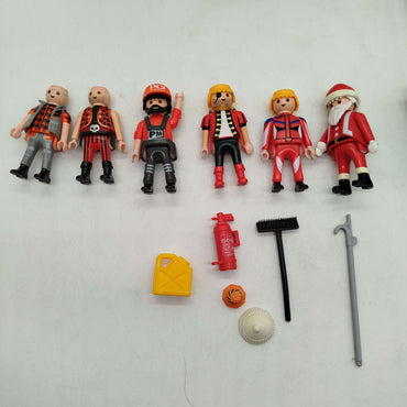 Playmobil Bundle Feuerwehr 5283 Set von 8 LKW & 6 Figuren