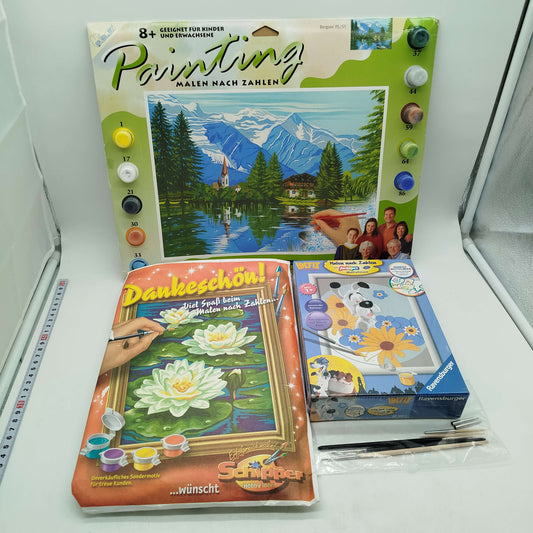 Ravensburger Bundle Malen nach Zahlen Set von 3 Motive