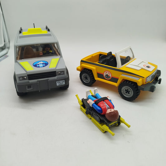 Playmobil Bundle Bergrettung SUV & Cabrio Figuren, ab 6 7 8 Jahre | ✅ geprüft