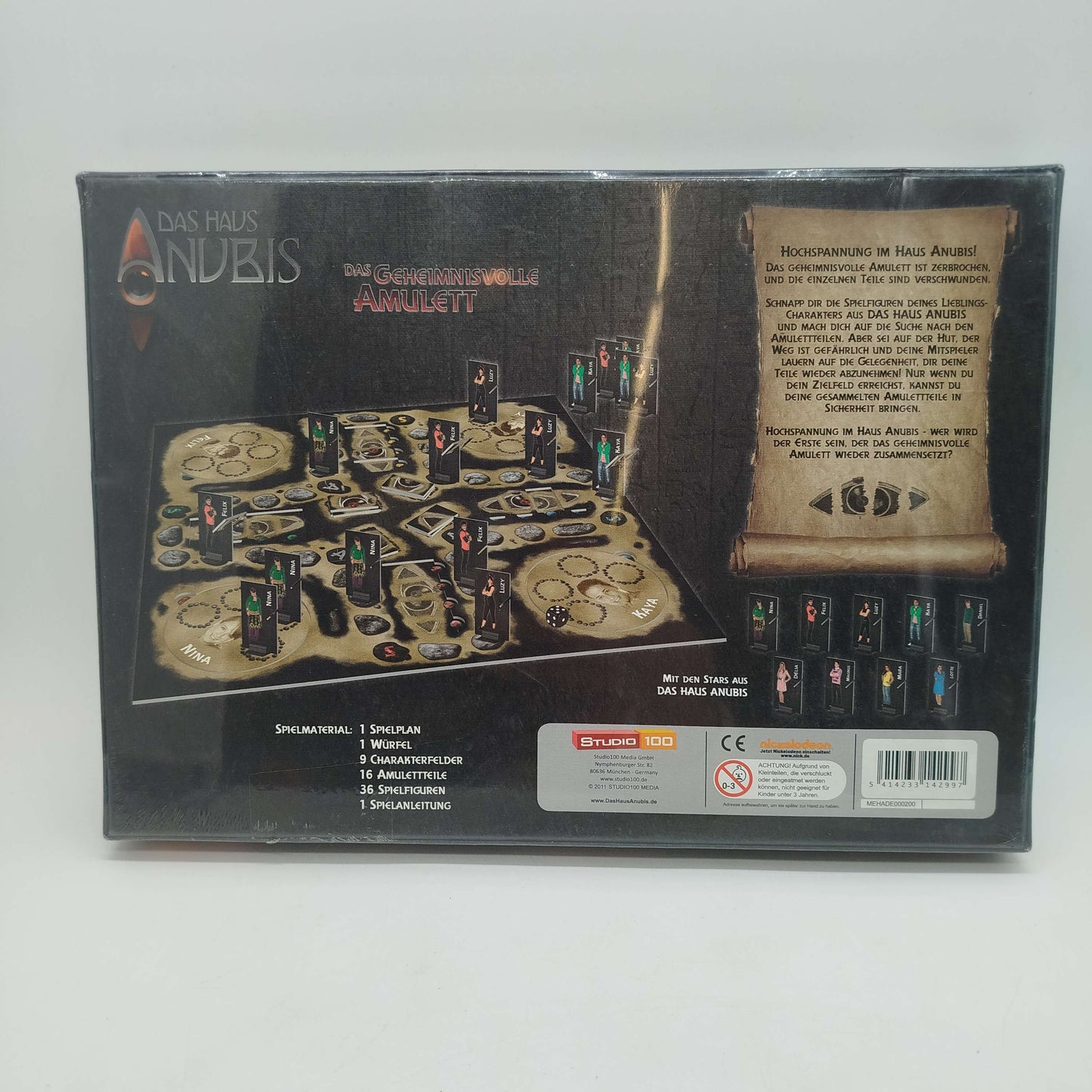 Studio 100 Das Haus Anubis 🧩✨ Brettspiel, neu, ab 6 7 8 Jahre | ✅ geprüft