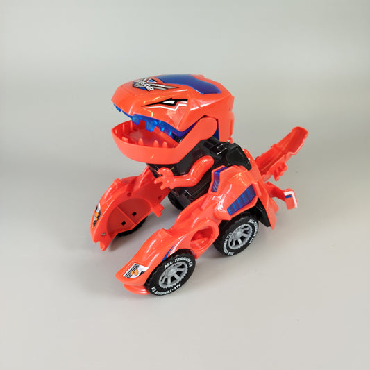 Transformerspielzeug - Dinosaurier und Auto