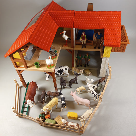 Schleich Bundle Bauernhof Stall Tiere Figuren & Zubehör