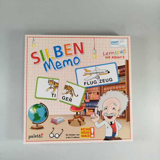 Paletti Memory-Spiel - Silben Memo mit Albert E.