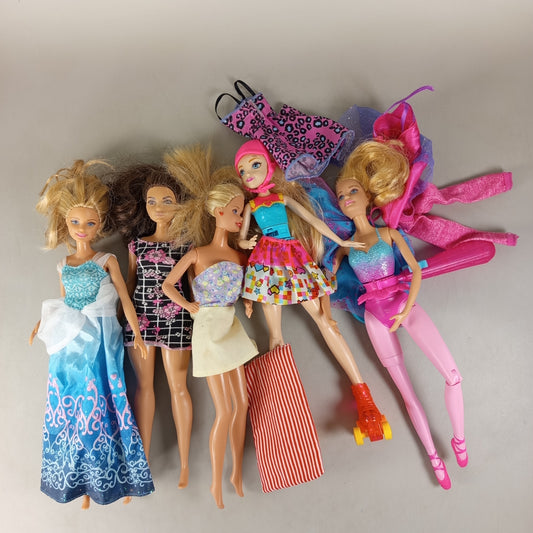Mattel Bundle Barbie 5x Modepuppen, sehr gut, ab 3 4 5 Jahre | ✅ geprüft