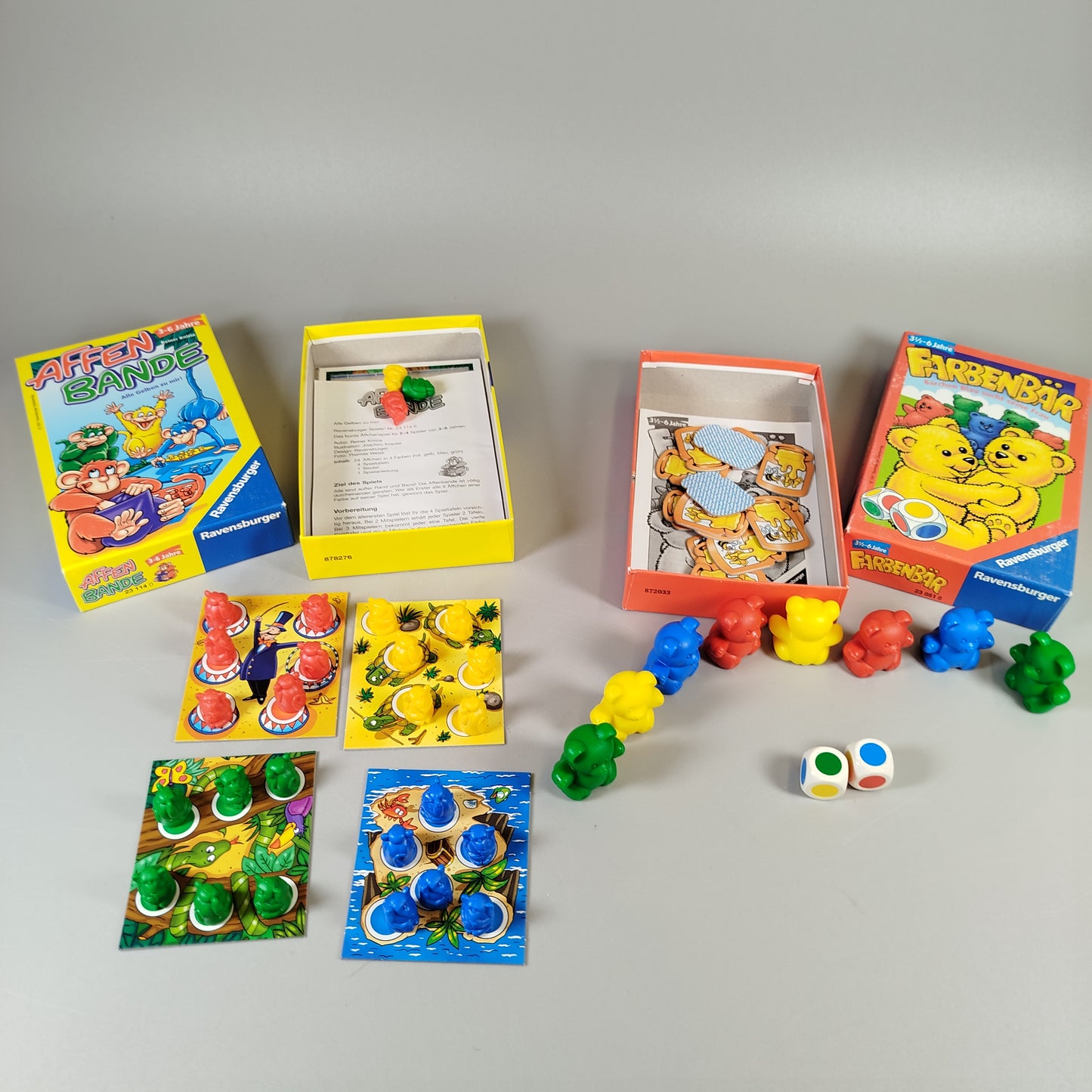 Ravensburger Brettspiele - Farbenbär und Affenbande - Set