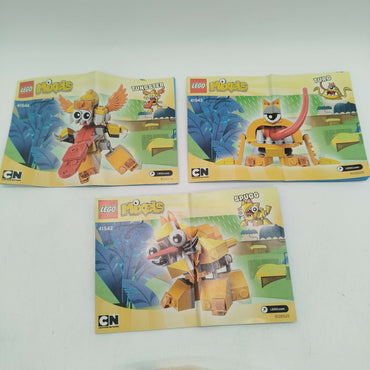 LEGO Bundle Mixels Set von 3 41544 41543 41542 Bausets