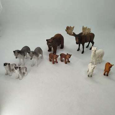 Schleich Bundle Wald & Wildtiere 11x Tierfiguren