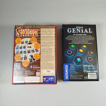 Gesellschaftsspiel-Set: „Skibe“ & „Einfach Genial“