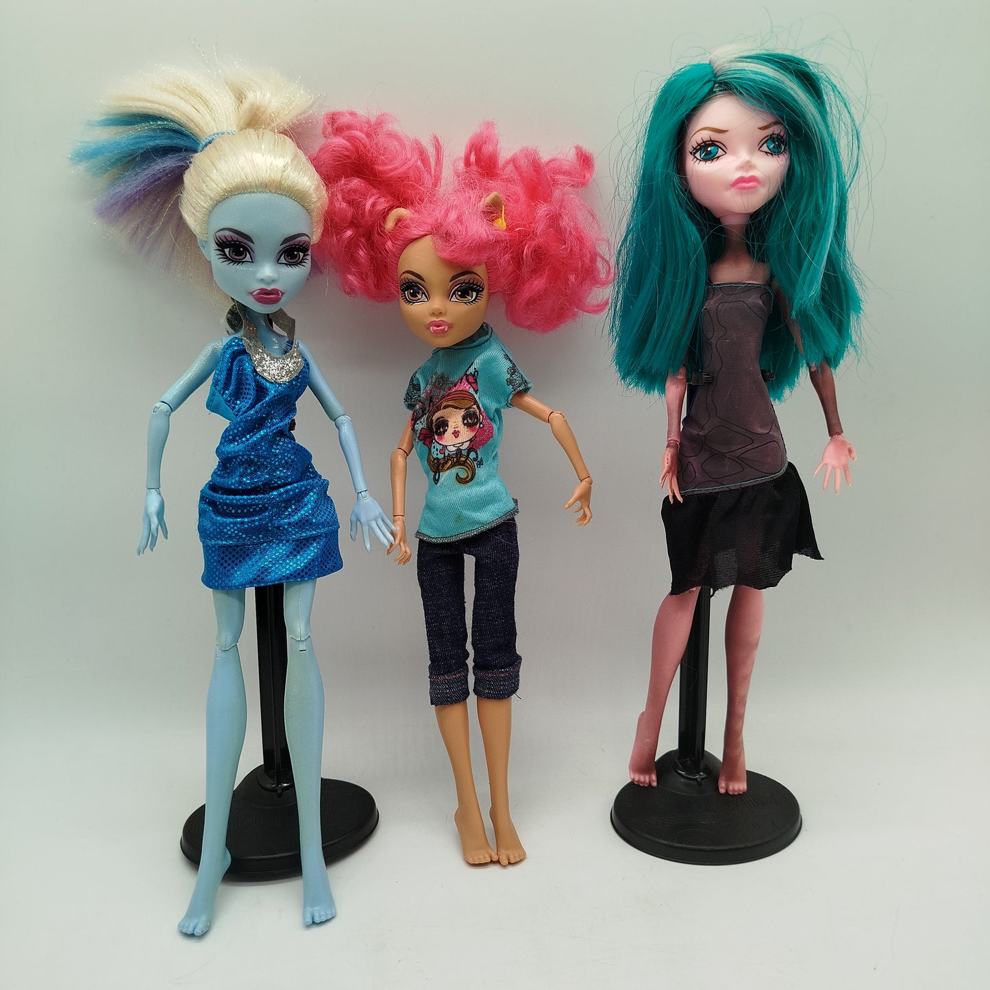 Monster High Bundle 4x Puppen, gebraucht, ab 6 7 8 Jahre | ✅ geprüft