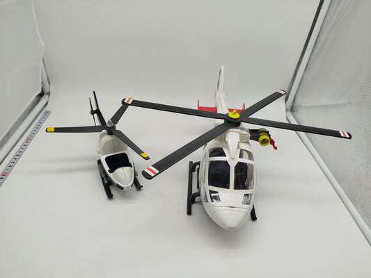 Playmobil Polizei Hubschrauber 6874 und 70569, unvollständig