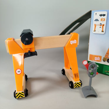 BRIO Eisenbahn Kranset 33732 – Kran & Signal, gut erhalten