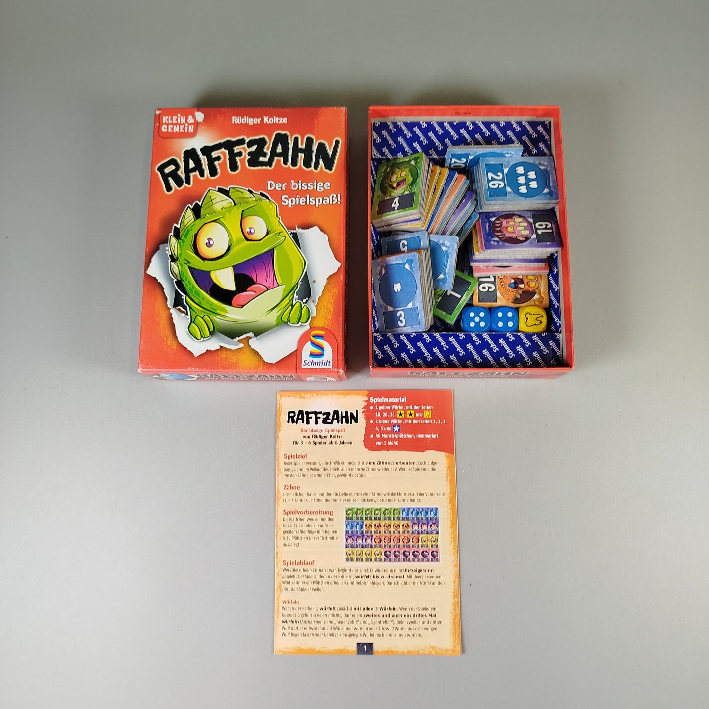 Schmidt Spiele Set - Clever hoch drei und Raffzahn