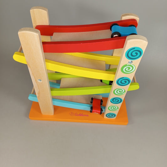 Eichhorn Autorennbahn mit 3 Autos – Spielset