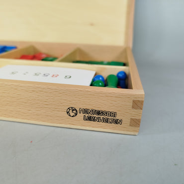 Montessori Lernwelten Markenspiel, gebraucht, ab 6 7 8 Jahre | ✅ geprüft