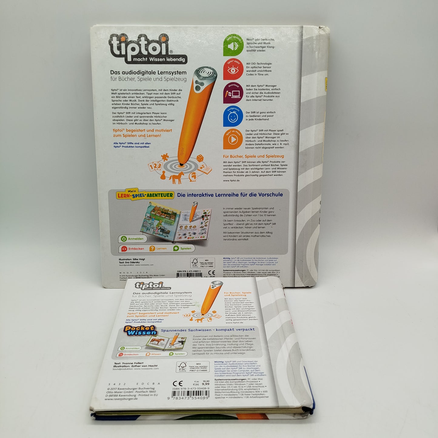 Bundle Ravensburger TipToi Lernspiel-Set, gebraucht, ab 3 Jahre | geprüft