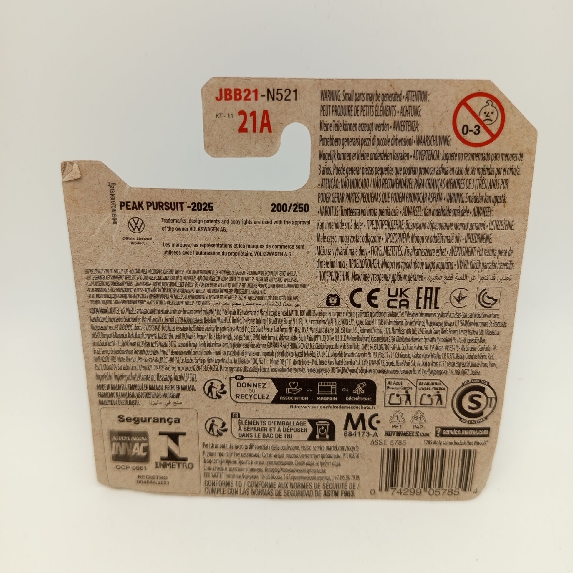 Hot Wheels Fahrzeuge Set von 4 – Honda CB750, VW T3, X-Ray Racer, OVP, neu