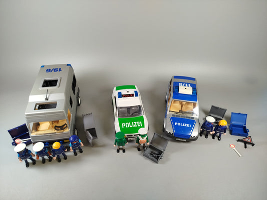 Playmobil Polizei Spielset - Fahrzeuge & Figuren, gut erhalten