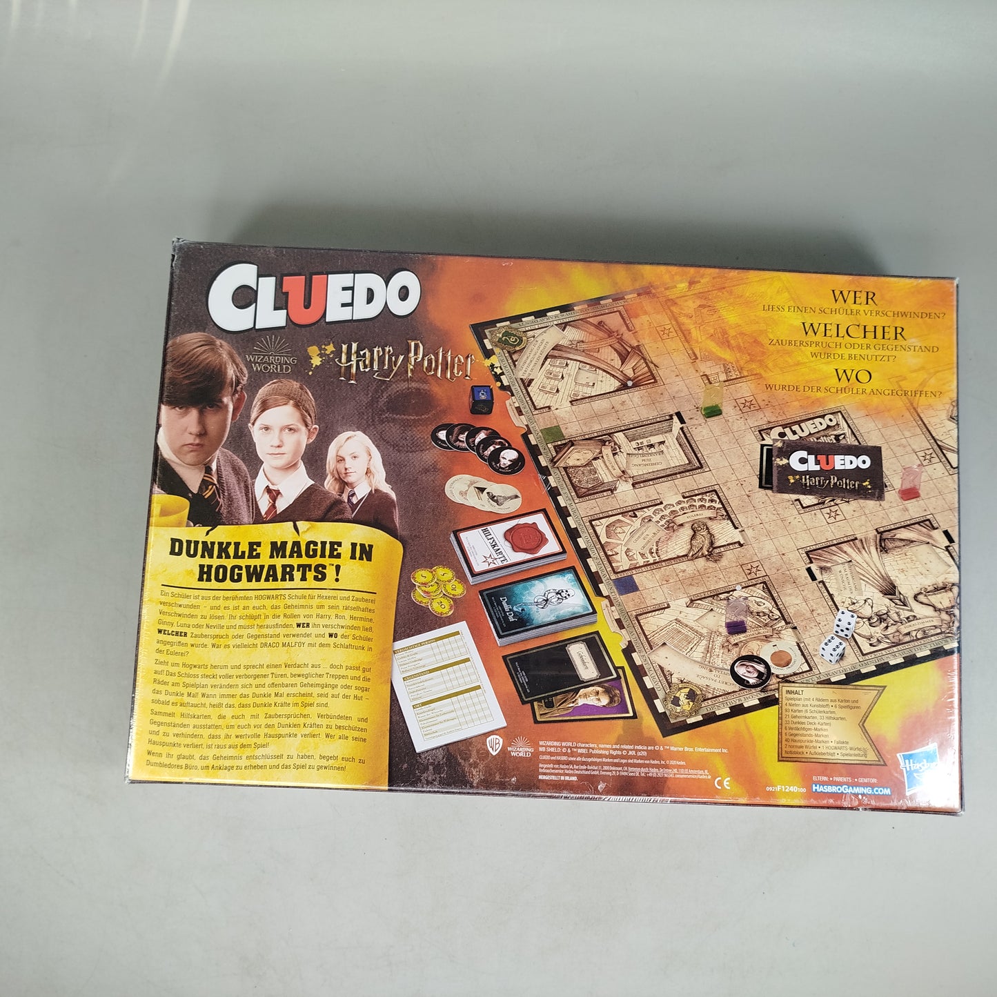 Hasbro Cluedo Harry Potter F1240 Spiel, neu, ab 6 7 8 Jahre | ✅ geprüft