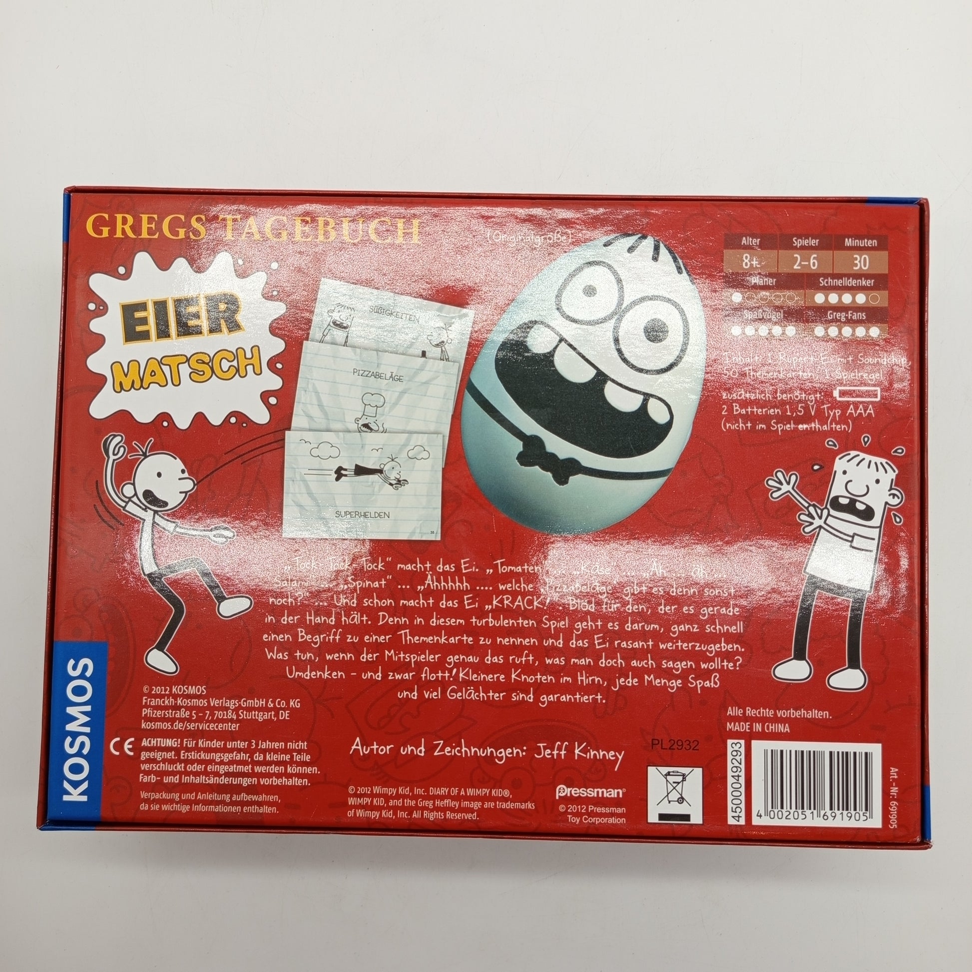 Kosmos Brettspiel – Gregs Tagebuch Eier Matsch, OVP