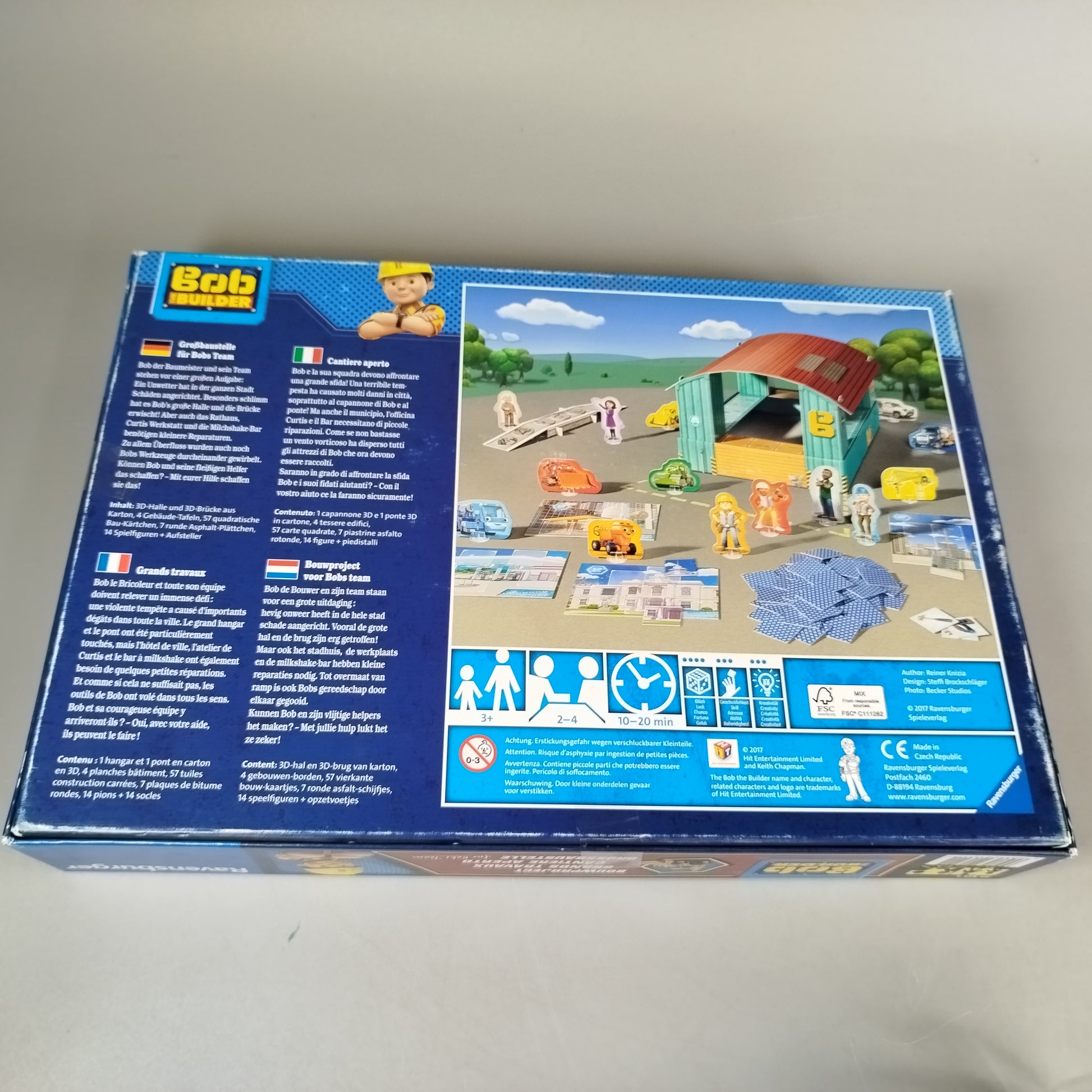 Ravensburger Brettspiel – Bob der Baumeister Grossbaustelle für Bobs Team
