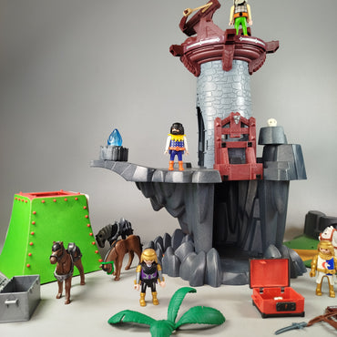 Playmobil Spieleset Felsenfestung gebraucht ab 6 Jahre geprüft