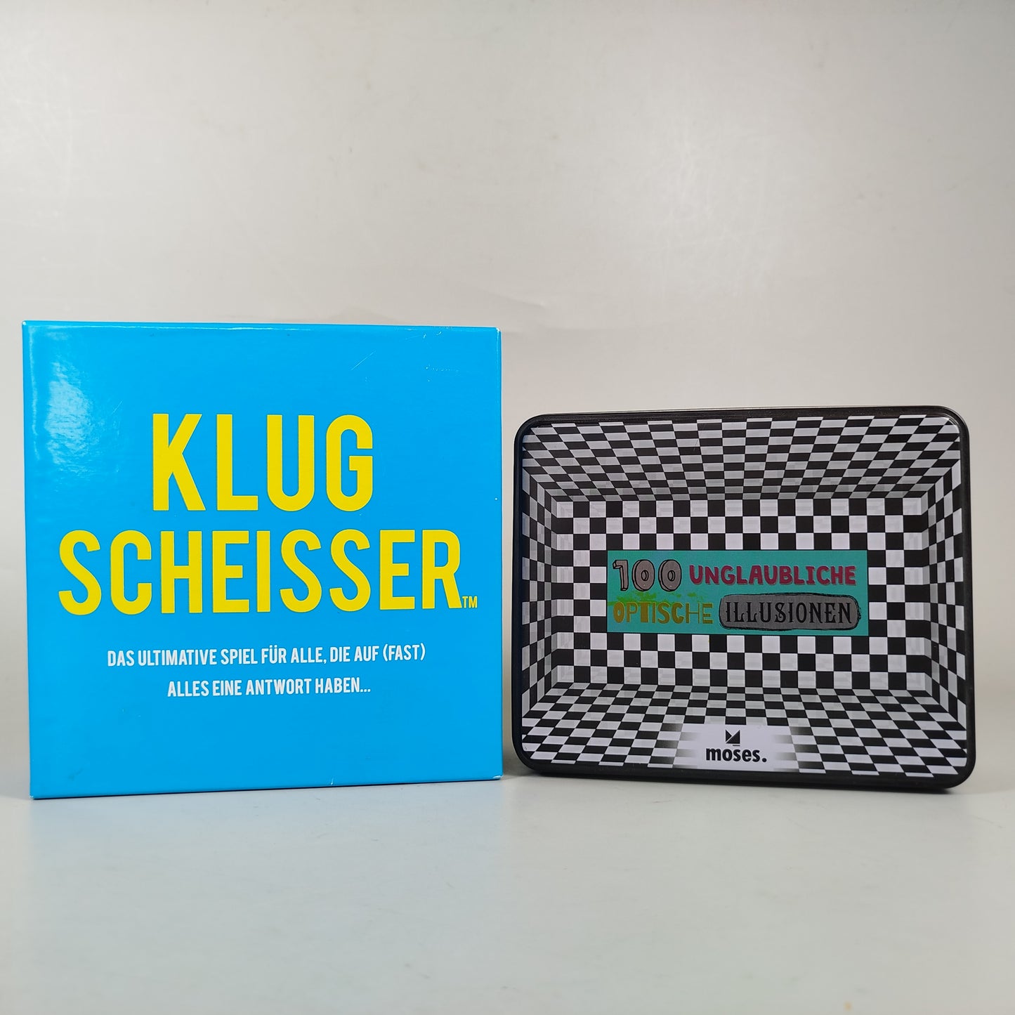 moses. Verlag Kartenspiel-Set Klugscheißer & Illusionen