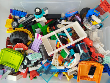 Bausteine Konvolut ca. 2 kg – Lego & kompatibel mit Lego