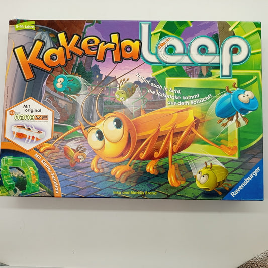 Ravensburger Brettspiel – Kakerlaloop mit HEXBUG Loop-Tunneln, OVP
