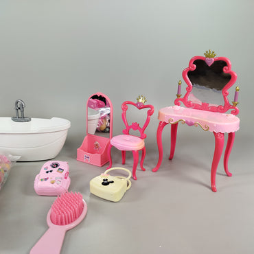 Disney Puppenmöbel & Badezubehör Set – Schlafzimmer mit Accessoires