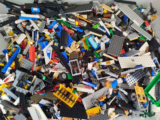 LEGO Konvolut ca. 8 kg – Bausteine & Zubehör, kompatibel mit LEGO, gut
