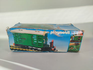 Vintage Playmobil Viehtransport-Waggon 4101, OVP