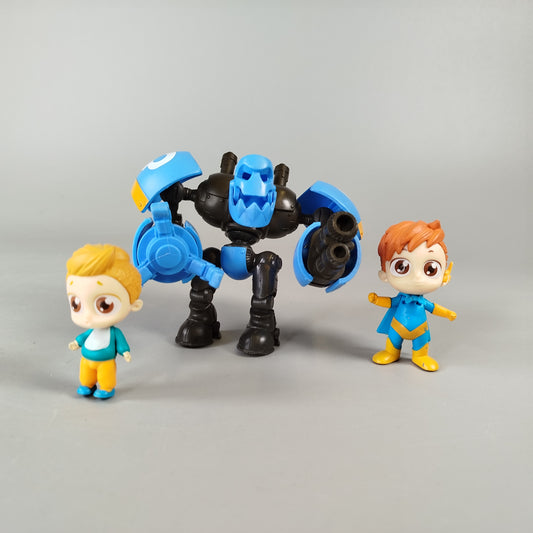 Figuren Set von 3 - Roboter & Charaktere, wie neu