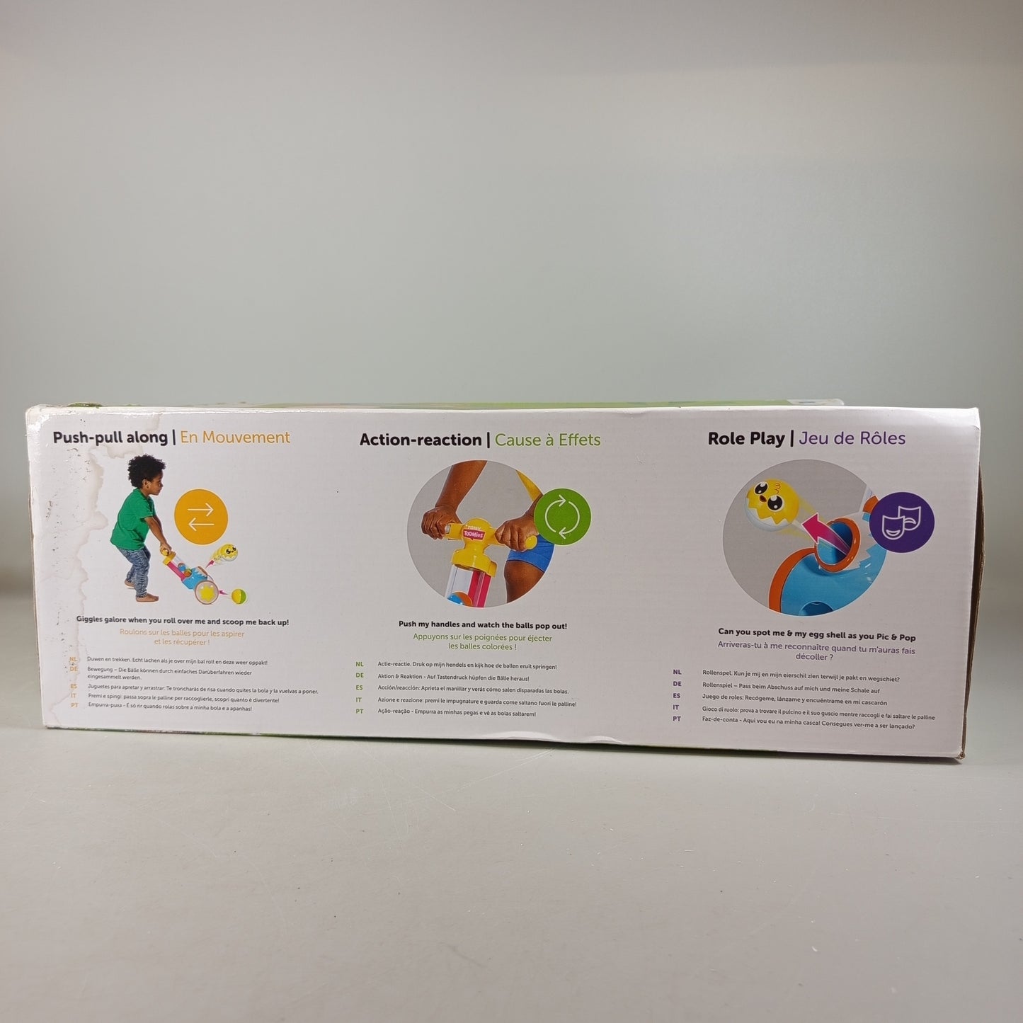 Tomy Toomies Schiebespielzeug Pic & Pop, wie neu, ab 1 2 3 Jahre | ✅ geprüft