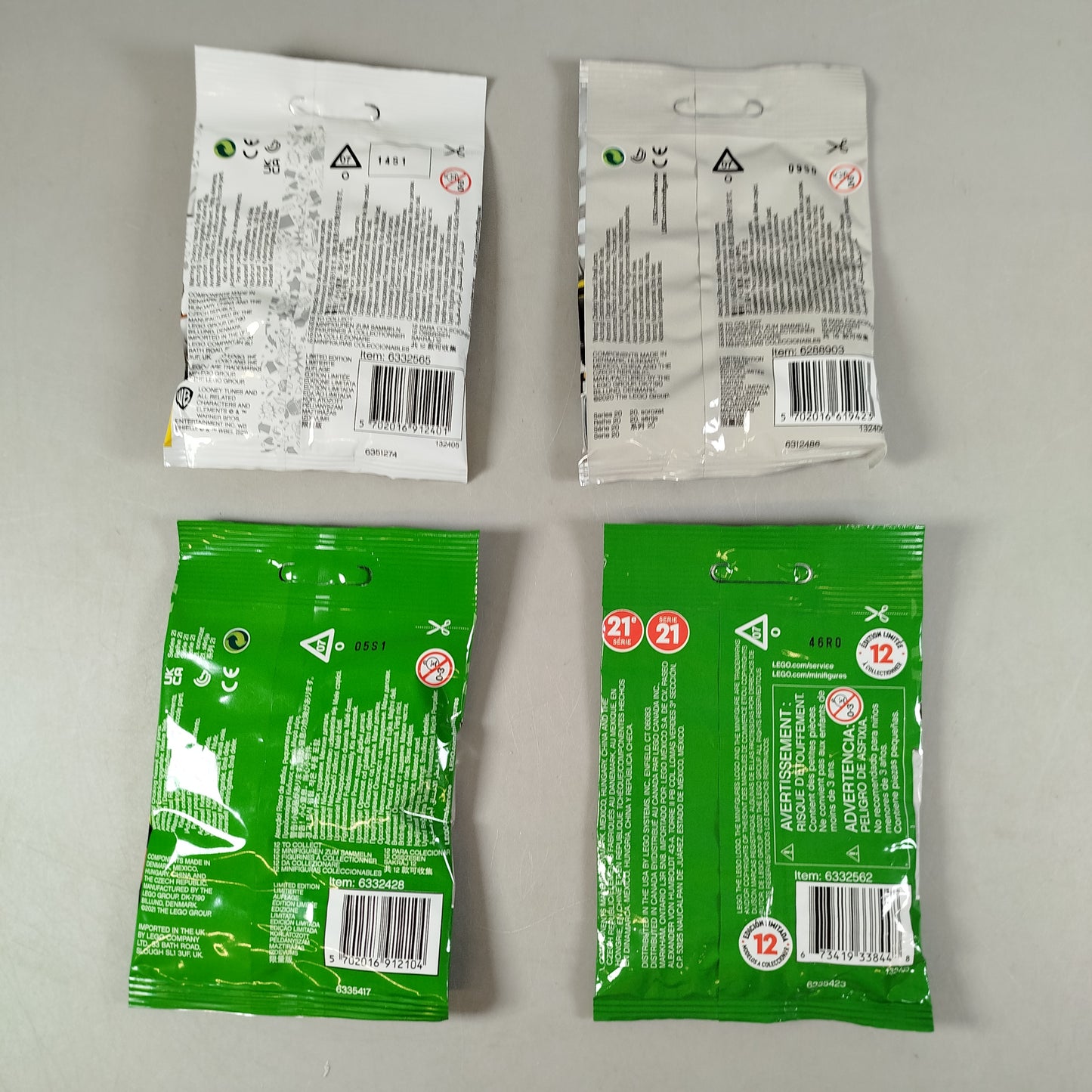 Bundle LEGO 🧱✨ x4 Minifiguren Set, neu, ab 3 4 5 Jahre | ✅ geprüft